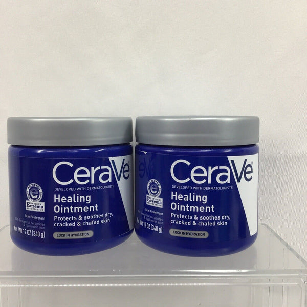 (2) CeraVe Healing Ointment Protect soothe, dry, cracked skin ￼12 Oz Each 7/23+