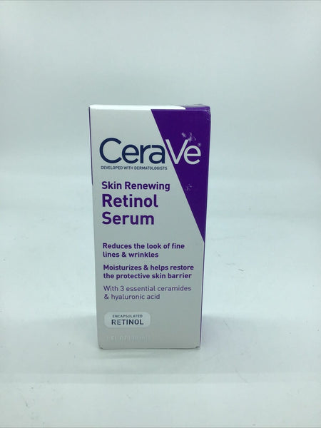 CeraVe Skin Renewing Retinol Serum Hyaluronic Fine Line Wrinkle 1oz COMBINE SHIP