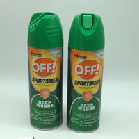 2 cans Deep Woods Sportsmen Insect Repellent, 6 oz Aerosol Spray, 2 new