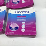 (4) Clearasil Ultra Overnight Spot Patches 18-Count Each