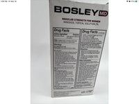 (2) Bosley MD Regular Strength Minoxidil 2% WOMEN Two Months Supply COMBINESHIP