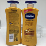 (2) VASELINE INTENSIVE Skin CARE Almond Smooth ￼ 20.3 OZ. Pump Bottle