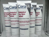 (5) CeraVe Moisturizing Cream for Diabetics’ Dry Skin Relief 8oz