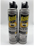 HAZMAT??? (2) Raid Max Foaming Wasp Hornet  Fast Acting Attack Bugs Nest 21 ft