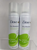 Policy (2) Dove Detox & Purified Dry Shampoo Care Between Washes 50Z ￼