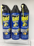 (3) Raid Max 70261 Ant and Roach Killer Spray - 14.5 oz COMBINESHIP