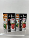 (2) Wet Platinum Lube Silicone based Personal Lubricant Essential Strawberry 3oz