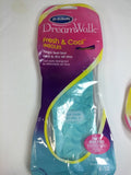 New Dr. Scholl's DreamWalk Fresh & Cool Insole, 1 pr Open Box Women's 6-10
