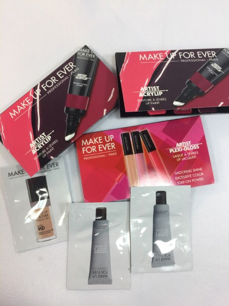 Mixed Make Up For ever Samples Artist Arylip Plexi-Gloss Ulta Hd Step 1 Primer