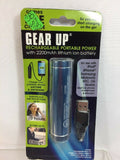 Blue Gear Up 2200 MAH Powerbank Portable Charger iPhone Android Micro USB