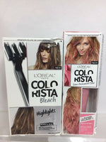 (2) L'Oréal Pink 200 & Bleach Highlights Colorista  Hair Color Blondes