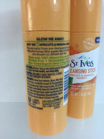 (2) St. Ives Cleansing Stick Apricot Manuka Honey Face Body Wash 1.59oz