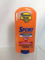 Banana Boat Sport Stick Spf50 Powerstay Sunscreen Water 80min 1.5oz 12/20