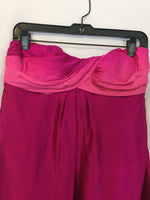 Cache Sz 10 Hot Pink Purple Ombré Bubble Mini Dress Evening Club