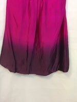 Cache Sz 10 Hot Pink Purple Ombré Bubble Mini Dress Evening Club