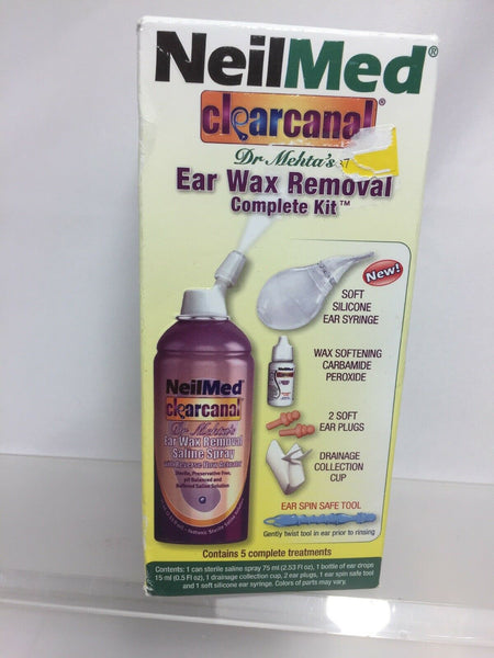 NeilMed Clear Canal Earwax Removal System Ear Wax 5 Treatments
