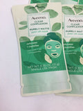 (9) Aveeno clear Complexion Purely Matte Peel Off Mask Exfoliates Single Use .35