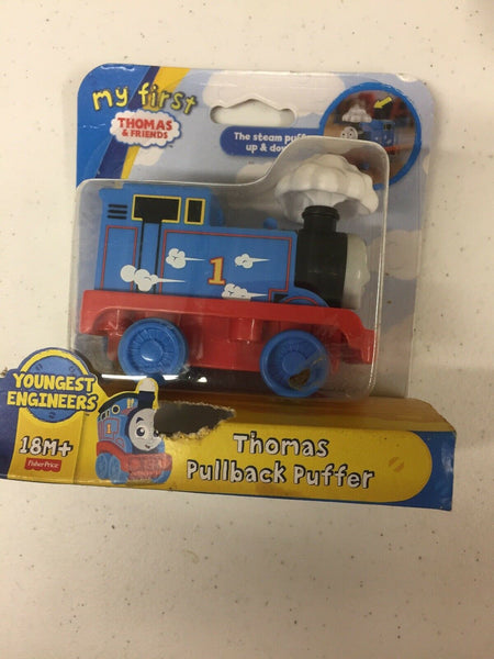 THOMAS & FRIENDS FISHER-PRICE MY FIRST Thomas PULLBACK PUFFER 18M+
