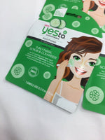 (9) Yes To Cucumber 3-in-1 Scrub Mask & Cleanser Soothing Calming Single Use