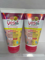 (2) Yes To Grapefruit Glow-Boosting Unicorn Transforming Clay Cleanser 4oz