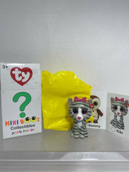 Kiki Kitty Cat  Ty Mini Boo Handpainted Collectible  Series 1