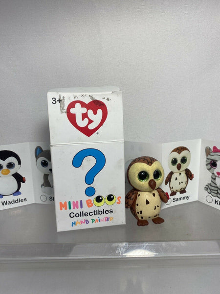 Sammy Owl Ty Mini Boo Handpainted Collectible  Series 1