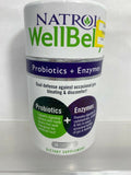 WELLBELLY by Natrol Probitoics + Enzymes 30 Capsules Digestive Help 3/31/20