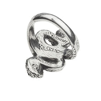 Alchemy Gothic R221 - Kraken Ring England polished Pewter Tentacles