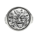 Alchemy Gothic R218 Man In The Moon Ring England Moon Face Goth
