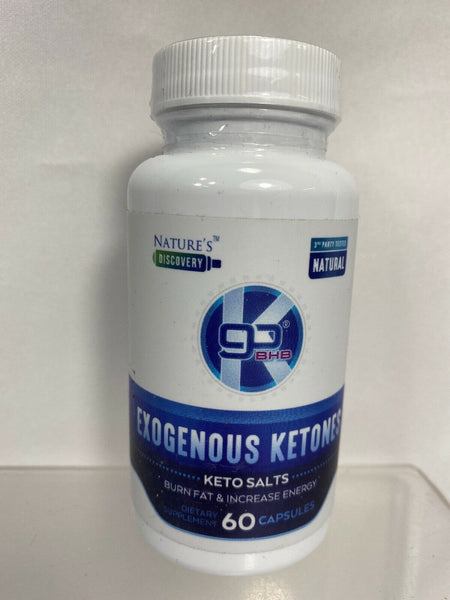 Nature's Discovery Exogenous Ketones-Keto Salts, 60 Capsules Weight Loss 6/21