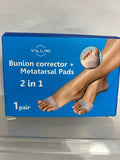 VILLINI Bunion Corrector Splint Big Toe Metatarsal Pads Separator Correction