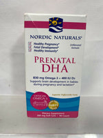 Nordic Naturals Prenatal DHA Unflavored Formula 500 mg 90 SoftGels 8/22