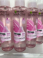 (6) Garnier SkinActive Soothing  Facial Mist Rosewater Moisturize 4.4oz