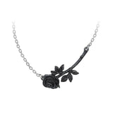 Alchemy P913 Black Thorn Rose Pendant Necklace Gothic Pendant England