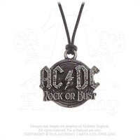 Alchemy Gothic PP502 AC/DC: Rock Or Bust Necklace Pendant