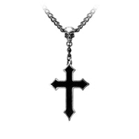 Alchemy England P618 Osbourne's Cross Pendant Necklace Skull Gothic ~IN HAND~