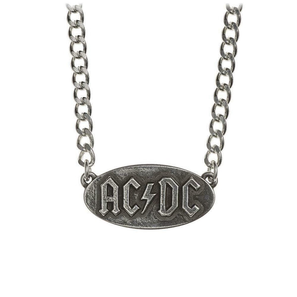 Alchemy Gothic PP509 AC/DC: logo tag Necklace Pendant