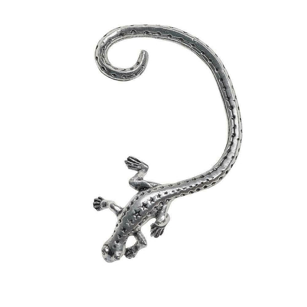 Alchemy Gothic E419  Fire Lizard Ear wrap Earrings