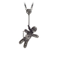 Alchemy Gothic P769  Voodoo Doll Pendant Necklace Magic Witch Power  IN HAND