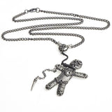 Alchemy Gothic P769  Voodoo Doll Pendant Necklace Magic Witch Power  IN HAND