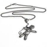 Alchemy Gothic P769  Voodoo Doll Pendant Necklace Magic Witch Power  IN HAND