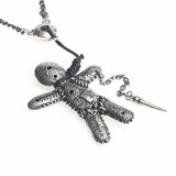 Alchemy Gothic P769  Voodoo Doll Pendant Necklace Magic Witch Power  IN HAND