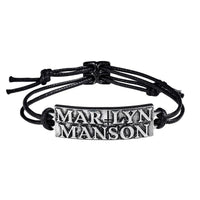 Alchemy Gothic HRWL454  Marylin Manson: Logo Bracelet