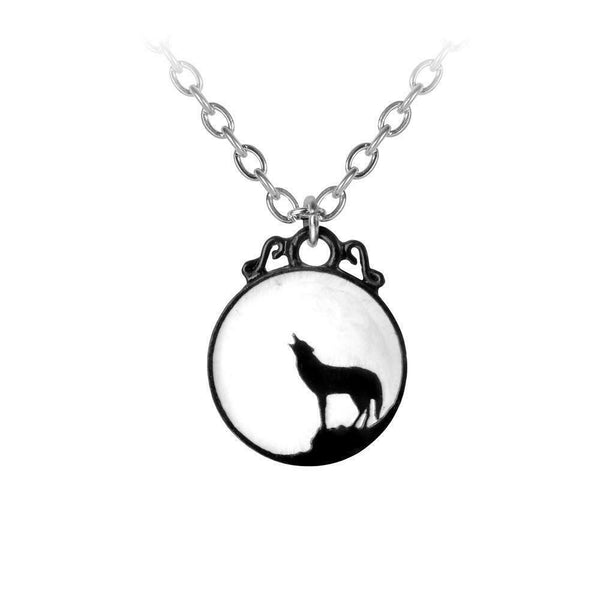 Alchemy Gothic P252  Wolf Pendant Necklace