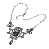 Alchemy Of England P863 - Regiis Martyris Purple Necklace Gothic Pendant