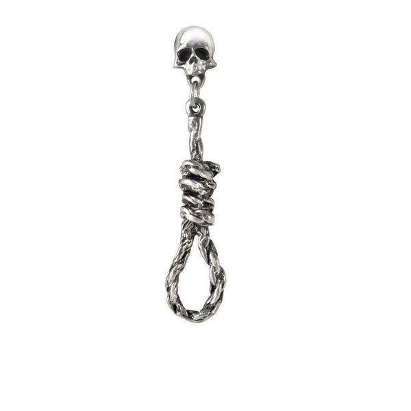 Alchemy Gothic E256  Hang Man's Noose  Earring