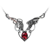 Alchemy P836 The Maiden's Conquest Necklace Gothic Pendant Unicorn England Red