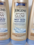 (4) Jergens Fair To Medium Natural Glow WetMoisture 7.5oz Spray Sunless