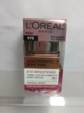 (2) L'Oreal Eye Brightener Creme Age Perfect Rosy Tone Dark Circles 5oz