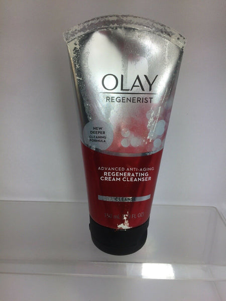 Olay Regenerist Advanced Antiaging Creme Cleanser Cleanse 5oz Scratched Bottle